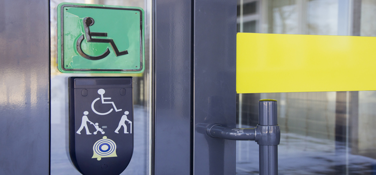 automatic handicap door opener in East San Gabriel