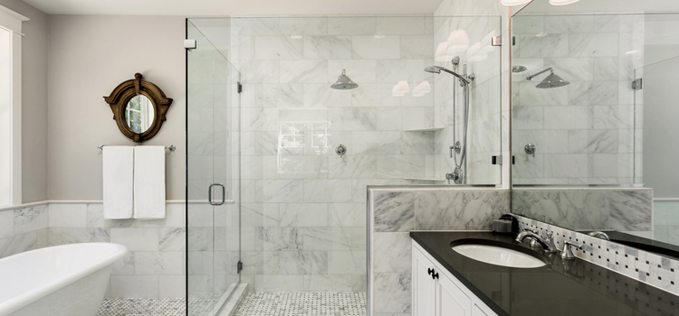 bathroom shower door installation in East San Gabriel
